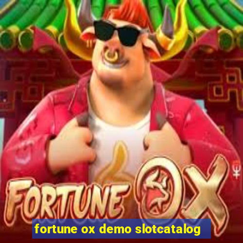 fortune ox demo slotcatalog